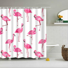 Load image into Gallery viewer, high quality adventures of Unicorn and Cat Printed Shower Curtains Bath Products Bathroom Decor with Hooks Waterproof
