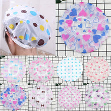 Load image into Gallery viewer, Sale Shower Cap Waterproof High Quality Hair Salon Elastic 1PC Thicken For Women Bath Hat Bathroom Products
