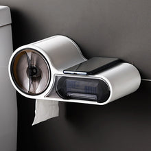 Load image into Gallery viewer, Baffect Plastic Toilet Dispenser Toilet Paper Holder Bathroom Paper Tissue Box Wall Mounted Roll Paper Storage Box Free Punching
